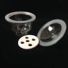 玻璃干燥器 真空干燥器 实验室干燥皿 干燥剂（变色硅胶500g）