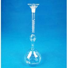 玻璃比重瓶 李氏瓶 水泥比重瓶5-500ml 液体附温比重瓶 25ml
